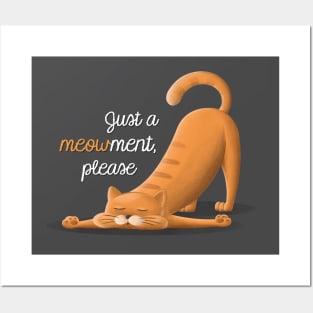 Just a meowment Posters and Art